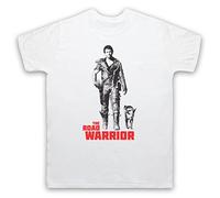 Mad Max 2 The Road Warrior T-Shirt des Hommes, Blanc, Small
