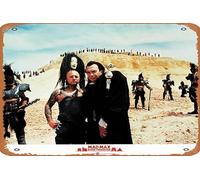 Mad Max Beyond Thunderdome 1985 Affiche de film vintage en étain, affiche de film rétro classique en métal, plaque TV, bar, mur, club, restaurant, cave, décoration murale, 20,3 x 30,5 cm, plaques