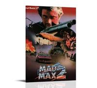 Mad Max Lot de 2 affiches d'art anti-éclaboussures pour salon et chambre à coucher - Convient pour plusieurs scénarios - Pas besoin de perforation - Facile à installer - Convient pour les cadeaux et