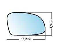 MAD - Miroir de rétroviseur droit 3122 - Réf. 3122