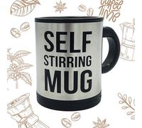 Mad Monkey Tasse auto-mélangeuse - Tasse avec fonction mélangeur, Blanc