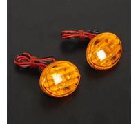 Mad Paire de mini clignotants à LED orange pour moto scooter deux roues feux de position