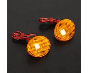 Mad Paire de mini clignotants à LED orange pour moto scooter deux roues feux de position