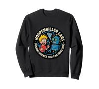 Mad Science Lab Robot Graphique Humoristique Sweatshirt