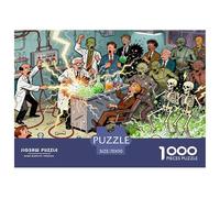 Mad Scientist Frankenstein Lab Puzzle en Bois Imperméable DIY Puzzles De 1000 Pièces pour Adultes Défi Et Casse-tête Jeux De Stimulants