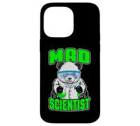Mad Scientist Panda Ours Animal Drôle STEM Science Geek Coque pour iPhone 14 Pro Max