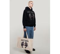 MAD TIGERS Cabas '2 Tigers-Beige' beige clair, Taille 56 cm x 28 cm x 25cm