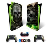 MaD Vision® Kit de Skins Extra-résistants pour PlayStation 5 (PS5) Digital | Ensemble de Stickers vinyles Mats pour Console et 2 manettes - pour Call of Duty|COD Design