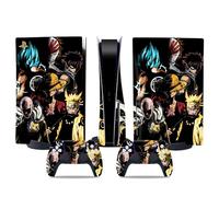 MaD Vision® Kit de Skins Extra-résistants pour PlayStation 5 (PS5) Disc | Ensemble de Stickers vinyles Mats pour Console et 2 manettes - pour Anime Design