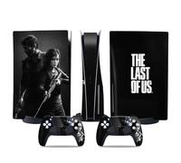 MaD Vision® Kit de Skins Extra-résistants pour PlayStation 5 (PS5) Disc | Ensemble de Stickers vinyles Mats pour Console et 2 manettes - pour Last of Us Design