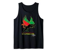 Mada Style Lion Puissance Drapeau Martinque Débardeur