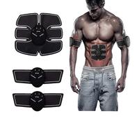MadaBo EMS Stimulateur Musculaire, Abdominal Ceinture de tonification électronique Portable, Appareil de Fitness à Domicile, Appareil de Fitness avec USB Rechargeable