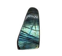 Madagascar 1522 Pièce unique en labradorite Bleu poli brillant Taille XL 9 x 7 x 16 cm 1363 g