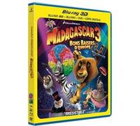 Madagascar 3 Bons baisers d'Europe Combo Blu-ray 3D + 2D + DVD E