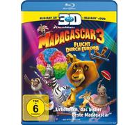 Madagascar 3 – Fuite à travers l'Europe – Blu-ray + DVD – Import
