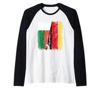 Madagascar Allemagne Demi Drapeau Malgache Patrimoine Allemand Manche Raglan