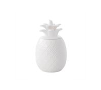 Madagascar - Bocal Ananas - Porcelaine - Blanc