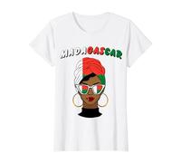 Madagascar, drapeau malgache, fille de Madagascar, femmes malgaches T-Shirt