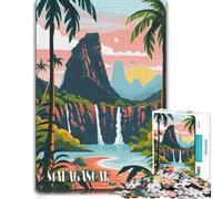 Madagascar Falls Puzzle en Bois 500 pièces, Loisir Adulte | La progression pièce après pièce - une méthode de montage claire seul ou à plusieurs.