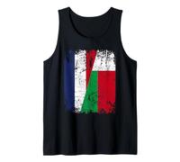 Madagascar France Drapeau DE L'AMITIÉ | Madagascar Débardeur