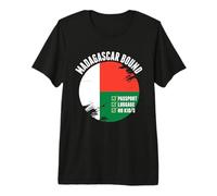 Madagascar Lié Pays Voyage Malgache Drapeau Vacances T-Shirt Haut de Gamme