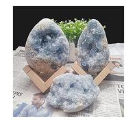 Madagascar Natural Celestite Druzy Sky Blue Home Decor (Taille : 350-400g) collecte à domicile (Size : 200-250g)