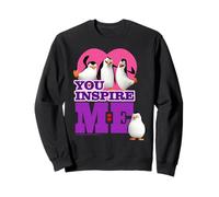 Madagascar Penguins You Inspire Me Cœur Sweatshirt