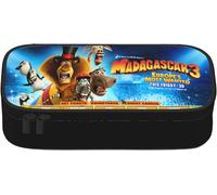 Madagascar Petit Porte-Monnaie En Toile Avec Fermeture Éclair Pour Ranger Les Pièces De Monnaie, Les Clés, Le Maquillage