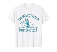 Madaket Beach Nantucket Loves Sirènes Queue de sirène T-Shirt