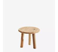 Madam Stoltz Tabouret en bois recyclé 30x25 cm