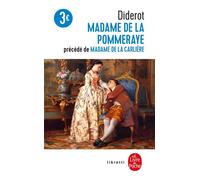 Madame de la Pommeraye suivi de Madame de la Carlière Suivi de Madame De La Carlière - Denis Diderot - Lgf - Poche - Roman