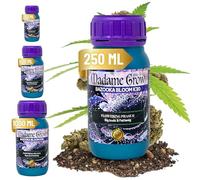 Madame Grow Bazooka Bloom K30 250ml - Engrais Liquide Floraison, Booster PK, Augmente Densité, Poids et Qualité des Fleurs, Nutrition Plantes et Culture Intérieur Extérieur