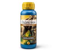 Madame Grow Bone & Muscle 250ml - Engrais CalMag Calcium et Magnésium | Calcium 11% et magnésium 5% avec azote et potassium : corrige les carences, renforce tiges et feuilles. Vert intense.