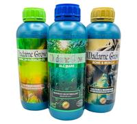 Madame Grow - Engrais Liquide Naturel pour Plantes, Renforce la Floraison et la Croissance - Idéal pour Toutes les Graines - 3 x 1 L