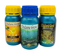 Madame Grow - Engrais naturel pour Croissance et Floraison - Idéal pour l'hydroponie et tous types de plantes - 3 x 250ml