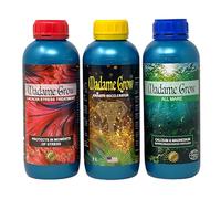 Madame Grow - Engrais naturel pour Croissance et Floraison - KIT LEMONADE 3 x 1 L pour Tous Types de Plantes