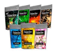 MADAME GROW Pack Flower Karma Induction 30 g + Trycho Killer 50 g + Wild Bloom Powder 100 g + Rooting Powder 100g + Eponeca Nut Powder 100 g + Bat Guano 500 g + Amino 100g, Engrais et Fertilisant