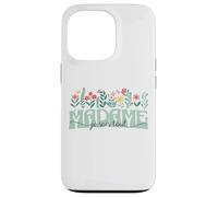Madame Je Sais Tout - Cadeau Humour Femme collègue Bureau Coque pour iPhone 13 Pro