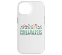Madame Je Sais Tout - Cadeau Humour Femme collègue Bureau Coque pour iPhone 14