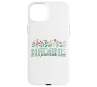 Madame Je Sais Tout - Cadeau Humour Femme collègue Bureau Coque pour iPhone 15 Plus