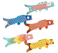 Madame MO Koinobori Koinobori Coton Bio Petit Arc-en-ciel 70 cm