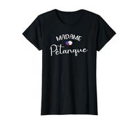 Madame Pétanque 3 boules de couleur française T-Shirt