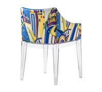 Madame Pucci - Chaise avec accoudoirs frame transparent