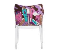 Madame Pucci - Chaise avec accoudoirs frame transparent