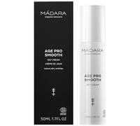 MÁDARA AGE PRO Crème de Jour Lissante 50 ml - Soin Hydratant Anti-Âge avec Acide Hyaluronique et Extraits Botaniques pour Lisser et Révéler une Peau Mûre Éclatante