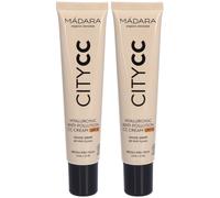 Mádara CITY CC Hyaluronic Anti-pollution Crème SPF15 Maquillage 2x40 ml