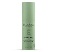 MÁDARA Organic Skincare | Sérum Éclat Peptide EXOSOME LONGEVITY 30 ml - Sérum anti-âge aux peptides, postbiotiques et exosomes végétaux. Raffermit la peau, renforce la barrière cutanée et l'hydrate.