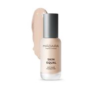 MÁDARA Organic Skincare | Fond de teint Skin Equal Soft Glow SPF15#10 PORCELAINE IVOIRE - 30 ml, Fond de teint minéral léger, Fini peau longue durée, naturellement radieux et couvrance modulable.