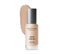 MÁDARA Organic Skincare | Fond de teint Skin Equal Soft Glow SPF15 IVORY 20-30 ml, Fond de teint minéral à l'acide hyaluronique, Couvrance moyenne et modulable, Vegan, certifié COSMOS natural.