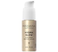MÁDARA Organic Skincare - Sérum hydratant et peptide Hydra Glow - 30 ml - Sérum hydratant léger avec minéraux réfléchissants de la lumière pour une peau rayonnante et naturelle